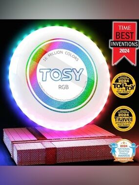 TOSY Flying Disc RGB White